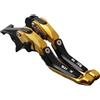 FVCMNJDGE Leva Frizione Leva Freno Moto Per SYM ADXTG 400 ADX TG 400 Moto ADXTG400 5D Alluminio CNC Pieghevole Estensibile Freni Leve Frizione Set