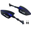 chaoxu For BMW F650GS 2000-2007 2003 2004 2005 2006 F650 F 650 GS Specchietti retrovisori laterali regolabili for motocicletta Specchietti retrovisori universali con(F650GS Blue)