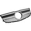 Artudatech Griglia paraurti Anteriore Adatto per Mercedes Benz X204 GLK-Class 2013-2015 Diamond Style (No Logo)