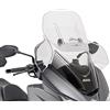 MOTOTOPGUN givi airflow af3115 cupolino trasparente compatibile con suzuki burgman 400 2017 2018 2019 2020 2021 2022 mototopgun