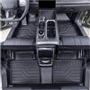 LinQianBhD Tappetini Per JAECOO Per J7 2023 2024 Tappetini Per Auto TPE Singolo Strato Rilievi Del Piede Tappeto Per Salone Copertura Completa Accessori Interni Tappetini Moquette(Black With)