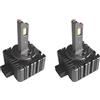 A2ZWORLD 2 Pezzi Lampada Auto Led D1S D1R 35W 12V 7000lm 6000K Plug Play Senza Modifica Piu Lumisoso Dello Xenon Originale
