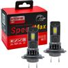 SpeedMax Lampadine Led per auto H7 H18 con Ventola di dissipazione del calore 10000 Lux Plug&Play Off-Road +300%