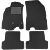 ASC Tappetini Auto Compatibili con Renault Megane 3 2008-2016, Moquette, Battitacco in Gomma, Bottoni per Ancoraggio
