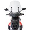 BRIXIAMOTO FABBRI parabrezza moto trasparente TOP ALTO compatibile con APRILIA SR R FACTORY HIPER2 50 2004-2014