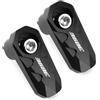 ALCHENY Per Zontes 368E 368D 2025 Accessori Per Moto - Copertura Protettiva Per Sensore ABS Ruota Anteriore E Posteriore(Two black-368E)