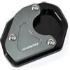 MTCRIGHTER per Triumph Trident 660 2021-2024 Cavalletto laterale Cavalletto Piastra ingranditrice Realizzato in lega di alluminio CNC (Titanium)