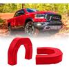 RUIITEN Coperture per gancio di traino in silicone, coperture personalizzate per gancio di traino adatte per RAM 1500 2019-2024 (non adatte per RAM 1500 Classic, Warlock, RAM 2500, RAM 3500) (rosso)