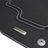 tuning-art EL102 Tappetini per Volkswagen Golf 7 Combi Berlina Golf 8 Combi Berlina 2012- con Acciaio Inox Logo