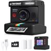 Eveedo Fotocamera a stampa istantanea per bambini, doppia fotocamera per bambini con schermo da 2,4 pollici, regalo di Natale per compleanno per ragazze dai 3 ai 12 anni, giocattolo portatile per