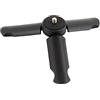 CHICAMPERA Mini Treppiede da Tavolo per Telefono e Camera, Nero ABS | Antiscivolo, Design Compatto, Filetto 3/4 Pollice, per Micro Riprese e Attività All'aperto