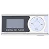 Worparsen Mini lettore musicale MP3 LCD clip supporto USB 16GB Micro SD-Card Lettore multimediale digitale portatile bianco