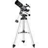 Levenhuk Blitz 80S PLUS Telescopio Rifrattore a Corta Focale Apertura 80 mm | Montatura EQ1, Compatto e Portatile, Ideale per Osservare Luna, Pianeti e Oggetti Terrestri, per Principianti e Appassionati