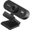 Oxxggkao FullHD Webcam USB Ready, 2K/1080P/720P/480P, microfoni autofocus con riduzione del rumore per casa, ufficio, lezioni online