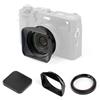 NiSi JetMag Pro - Kit di filtri per FUJIFILM X100VI / X100V, colore nero | Compatibile con FUJI X70/ X100/ X100S/ X100F/ X100T, include filtro UV NC, paraluce, copriobiettivo magnetico