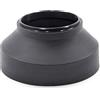 vhbw Paraluce compatibile con Leica 58 mm obiettivo nero, gomma, rotondo, 9,3 cm