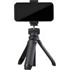 VBESTLIFE Mini Treppiede per Fotocamera Estensibile e Bastone per Selfie, Pieghevole in 4 Sezioni con Slitta Fredda Girevole a 360° e Filettatura da 1/4, Portatile per Smartphone