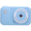 VELATEMOR Camera COMPACT, 1080p 3MP Digital Camera Digital Facial Riconoscimento per Regali di Compleanno (BLUE)