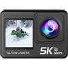 Generic La action cam M60 supporta la registrazione video 4K a 60 fps, dispone di un sensore da 24 megapixel, connettività Wi-Fi, impermeabile 30M, zoom ottico 5x, FOV a 170°, viene fornita con una batteria