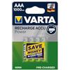 Varta ricarica batteria accu power aaa lr03 confezione da 1000mah 4uni