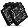 CELLONIC 2x Batteria per Headset/Auricolare/Cuffie Compatibile con Sennheiser MM 400, MM 450 X, MM 400 X, BA370 - (270mAh, 3.7V)