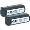 vhbw 2x batteria compatibile con Leica Digilux Zoom fotocamera (1200mAh, 3,7V, Li-Ion)