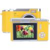 Denash Camera da Zoom Digitale da 48 MP, Risoluzione 1080p, Zoom Elettronico 18x con Luce di Riempimento a LED, per L'assunzione di Selfie e L'anteprima dei Contenuti (YELLOW)