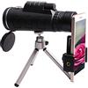 X-Institute Monoculare 40X60 Monoculare con supporto per smartphone e treppiede impermeabile monoculare per bird watching