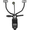 Plyisty Flash Macro per Fotocamera, luminosità Regolabile su 8 Livelli 5600K, Luce di Riempimento Flessibile a 3 Teste, Display LCD, Illuminazione Macrofotografica per Gioielli, Cibo