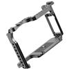 SHOOYIO Gabbia per fotocamera universale per fotocamere DSLR EOS5d2/5d3 5d4/6d2 costruite con doppie scarpe fredde protezioni antigraffio accessorio per fotocamera video Vlog Rig