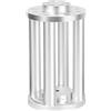 Generico EQ3 EQ5 AM5 Colonna di estensione for montatura equatoriale | Design con aumento di altezza di 200 mm, adatto for la configurazione di apparecchiature astronomiche(Silver)