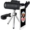 TELESCOPE Telescopio Monoculare 50 X 60 Mini Telescopio Impermeabile HD Prisma Portatile BAK4 Telescopio Adatto Per Adulti E Bambini Outdoor Travel Astronomia Birdwatching