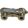 RS INTERNATIONAL Elegante binocolo con manico in ottone e supporto in madreperla, 10 x 4 x 4 cm
