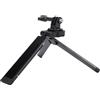 Tbest Treppiede Magnetico Pieghevole da Tavolo Universale Portatile in Alluminio per Action Camera 3 Ace Pro Hero 12 11 10 9 Argento