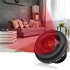 Generic Obiettivo CCTV per Telecamera, Obiettivo Fisheye a Visione Completa Nuova Scheda 5 MP 1,7 Mm Obiettivo Grandangolare 170° Vista Fisheye di Sicurezza per Telecamera CCTV