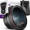 Altura Photo Obiettivo grandangolare HD 0,43x 55 mm con macro, attacco su filetto filtro da 55 mm (non sul corpo macchina), per fotocamere Nikon DX NIKKOR 18-55mm f/3.5-5.6G VR e mirrorless Sony E