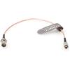 SZRMCC DIN1.0/2.3 maschio a BNC femmina RG179 75ohm HD SDI cavo coassiale per registratori video 4K (dritto DIN 1.0/2.3, 2m)