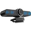 SEVEQIS Webcam EPTZ 4K 8MP con inquadratura automatica Webcam for PC USB con microfoni e altoparlante Zoom digitale 5X Web cam EPTZ 120° FOV(HD1080P Mic Speaker)