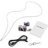 Annadue Fotocamera da Pollice con Obiettivo Grandangolare da 130° e Stabilizzazione Digitale per Scattare Foto a Raffica - Videoregistratore HD Portatile, Rosso (BROWN)