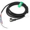 HangTon Cavo di alimentazione IO a 12 pin 24 V per Baumer Omron Microscan Cognex in Sight 7000 9000 Checker 200 4G, M12 A-Coded femmina ad angolo retto a cavo volante, 20 m