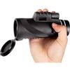 WANWEN Telescopio monoculare 40X60 ad alte prestazioni, vero ingrandimento 12X Vision Support Telescopio per fotocamera per telefoni cellulari per sport all'aria aperta a doppia messa a fuoco little