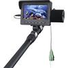SHEHUALI Telecamera Subacquea, 1. 5m 1000tvl. Fotocamera da pesca subacquea del Fish Finder 4.3 Lcd. Tenere sotto controllo 6pcs 1w. bianco GUIDATO Fotocamera for visione notturna for la pesca ,Fishfinder(Wh