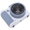 Zunate Telecamera Compatta, Video da 66 MP da 2,5k Mini Punto retrò e Scatta Fotocamera 16x Zoom da 2,4 Pollici Schermo HD con Luce di Riempimento a LED e Schermo di Lancio 180 per la (#1+32G)