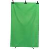 HYTROVE Telo Sfondo Fotografico Verde in Cotone Poliestere Touch Confortevole, 1pezzi per Fotografi, per Scatti Indoor e Outdoor