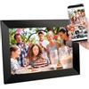 ACOMOK Frameo - Cornice digitale WiFi da 10,1 pollici, 1280 x 800 HD, IPS touch screen, elettronica, memoria da 32 GB, rotazione automatica, montaggio a parete, condividi foto e video istantaneamente tramite
