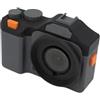 ZSJDRETU Compatibile per DJI Action 5 Pro, custodia per fotocamera finta, kit di gabbia per coniglio stampato in 3D per fotografia di strada per 4/3 (grigio nero)