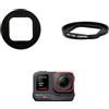 YanLan Anello adattatore per action camera Insta360 Ace Pro 52 mm filettato modello filtro ND riduzione della luce CPL polarizzatore UV copriobiettivo (anello adattatore)