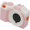 ZSJDRETU Compatibile per DJI Action 5 Pro, custodia per fotocamera finta, kit di gabbia per coniglio stampato in 3D per fotografia di strada per 4/3 (rosa bianco)