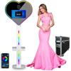 Generic Photo Booth Machine con touch screen da 15,6 pollici e mini PC (I5 8GB + 256GB), configurazione portatile con custodia da viaggio per eventi di festa di nozze