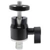 Generic Adattatore per testa a sfera leggero PTZ per attrezzatura fotografica con vite da 1/4 e giunto sferico per treppiede con foro filettato